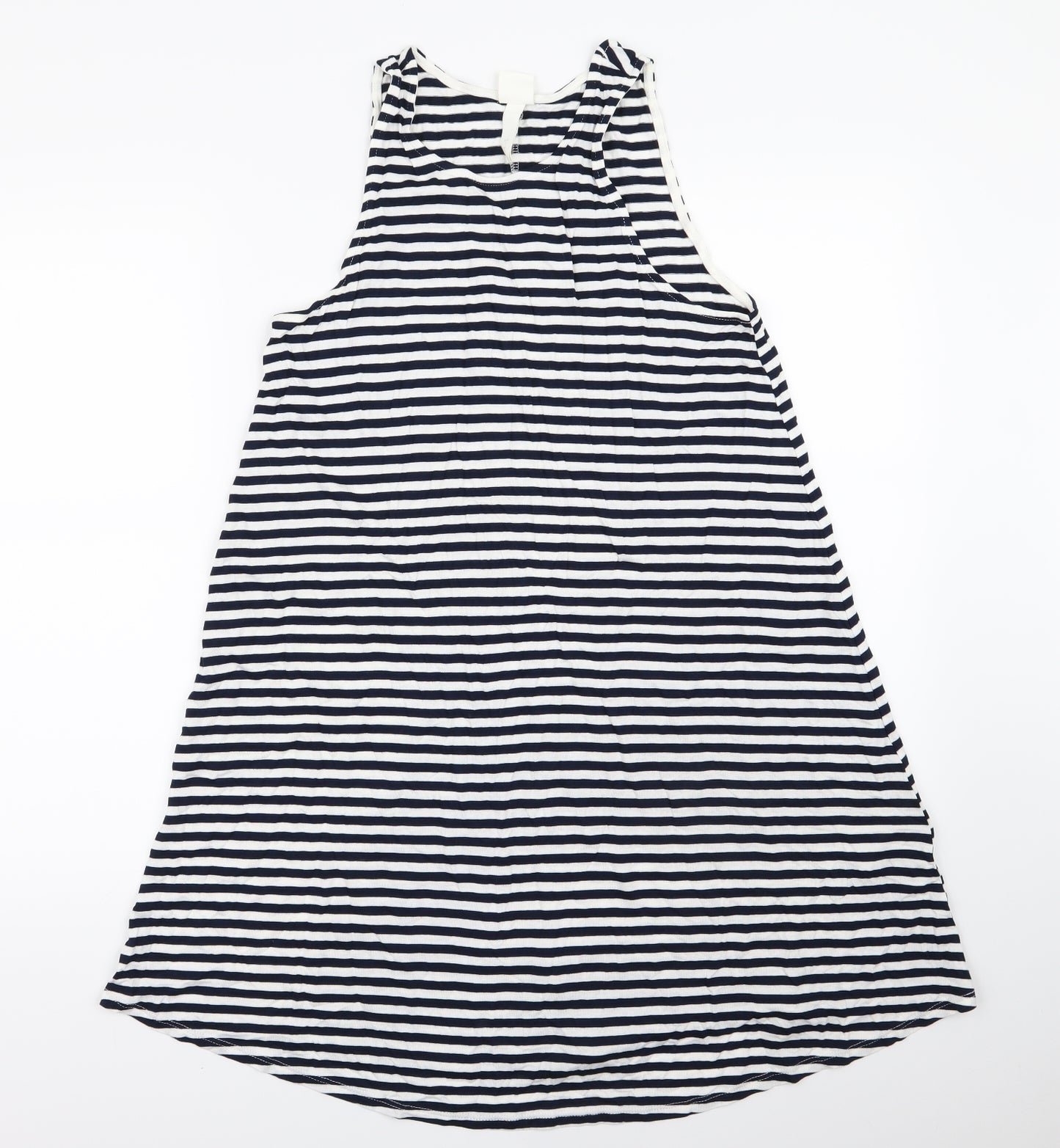 H&M Womens White Striped  A-Line  Size S