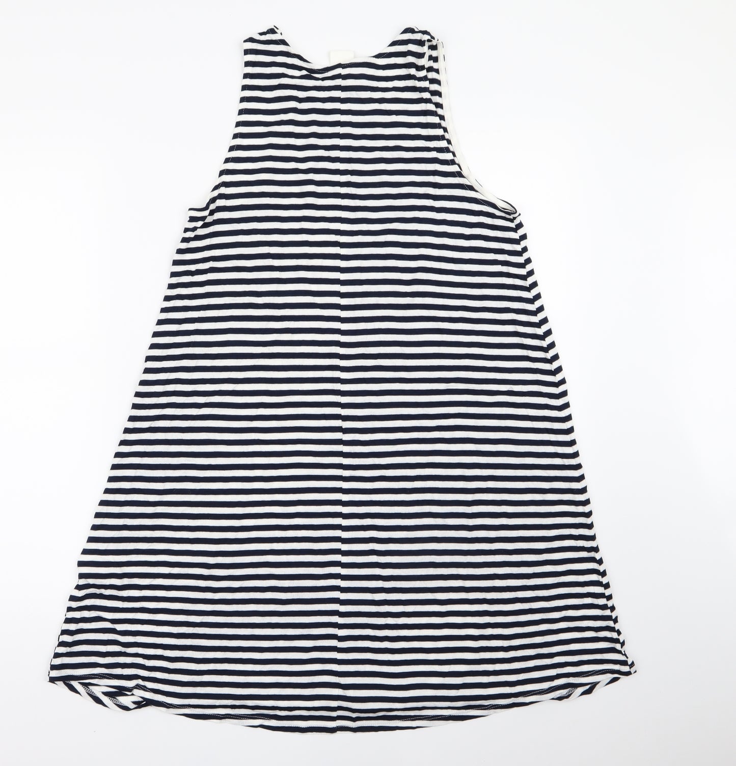 H&M Womens White Striped  A-Line  Size S