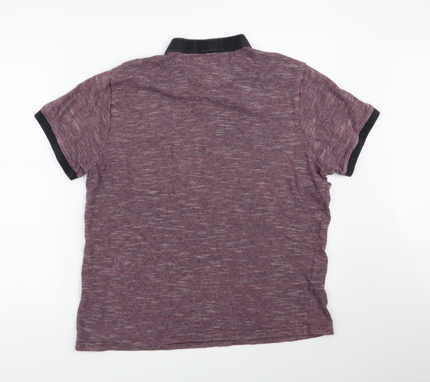 Easy Mens Purple    Polo Size L