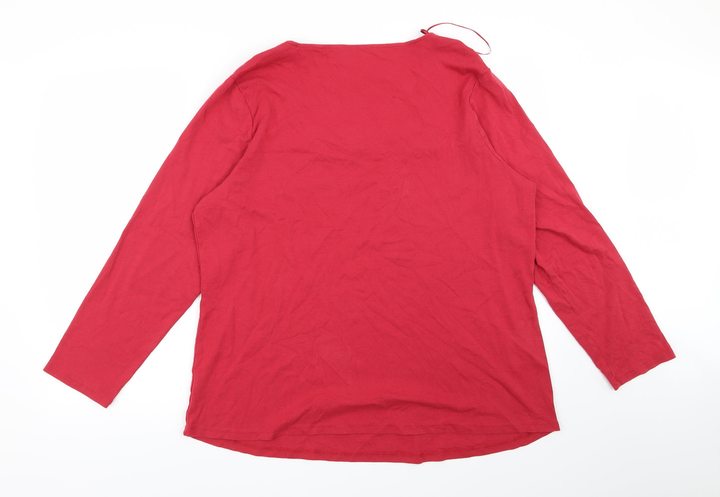 George Womens Red   Basic T-Shirt Size 24