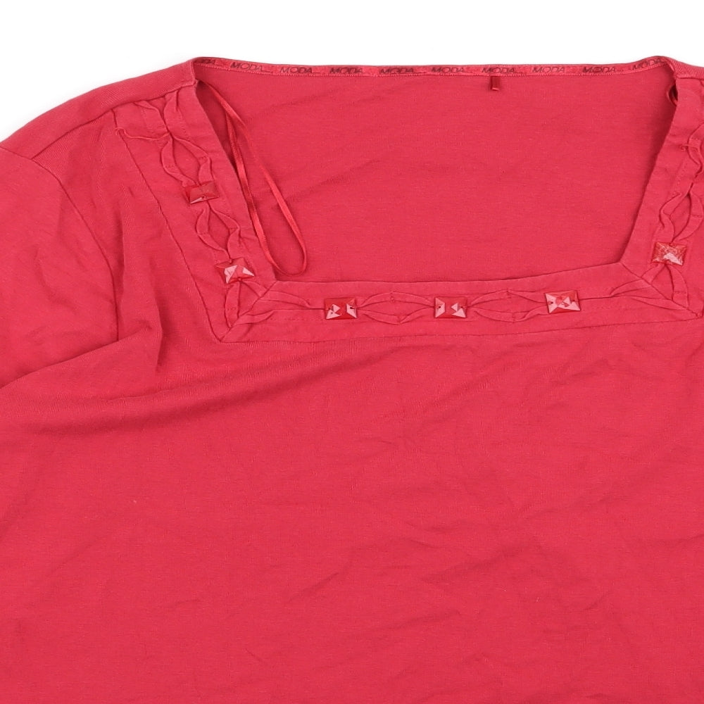 George Womens Red   Basic T-Shirt Size 24