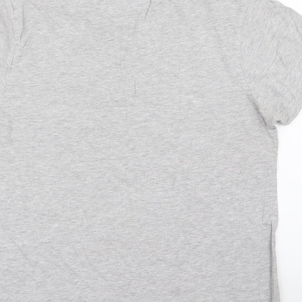 the flintstones Womens Grey   Basic T-Shirt Size L