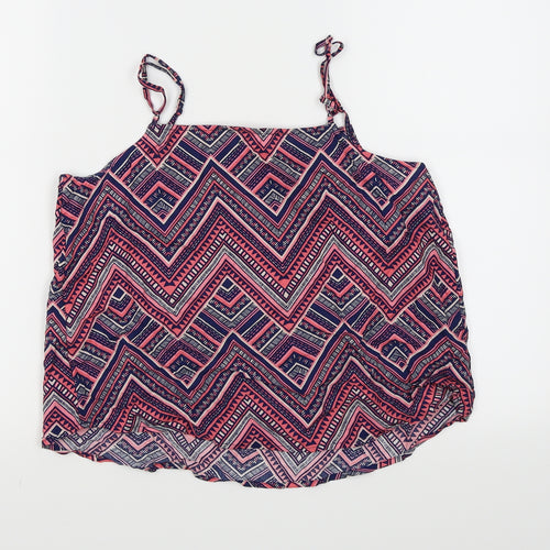 Divided by H&M Womens Multicoloured Geometric  Camisole Tank Size 12