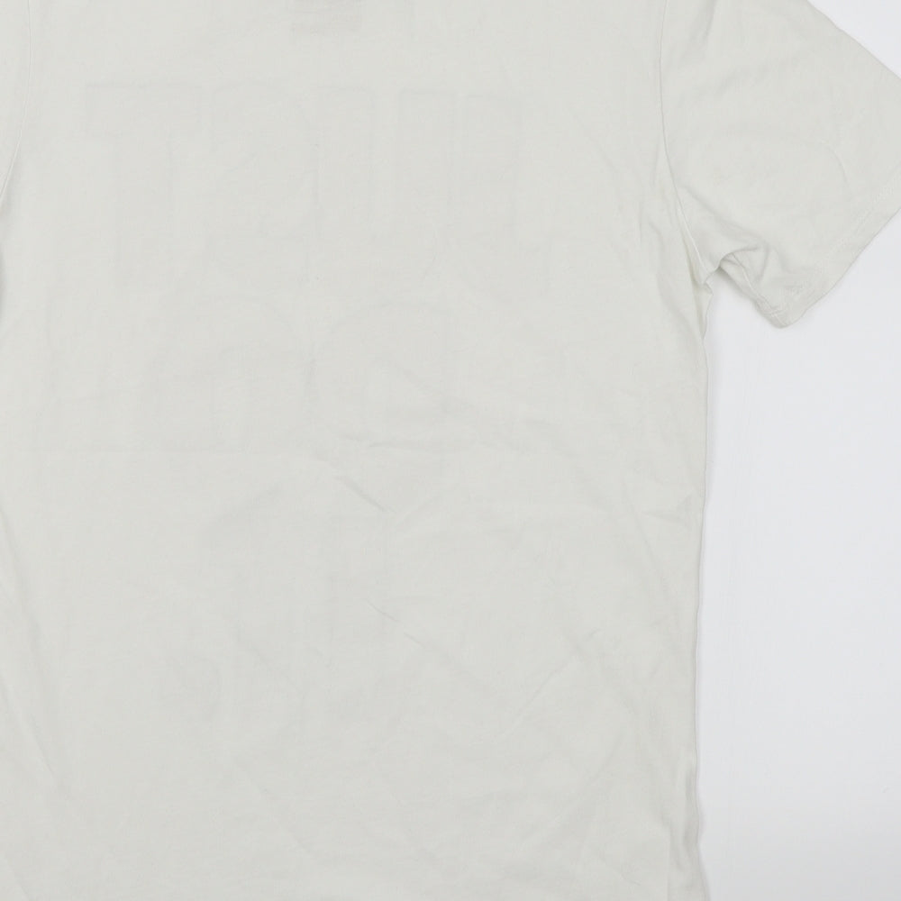 Nike Mens White    T-Shirt Size S