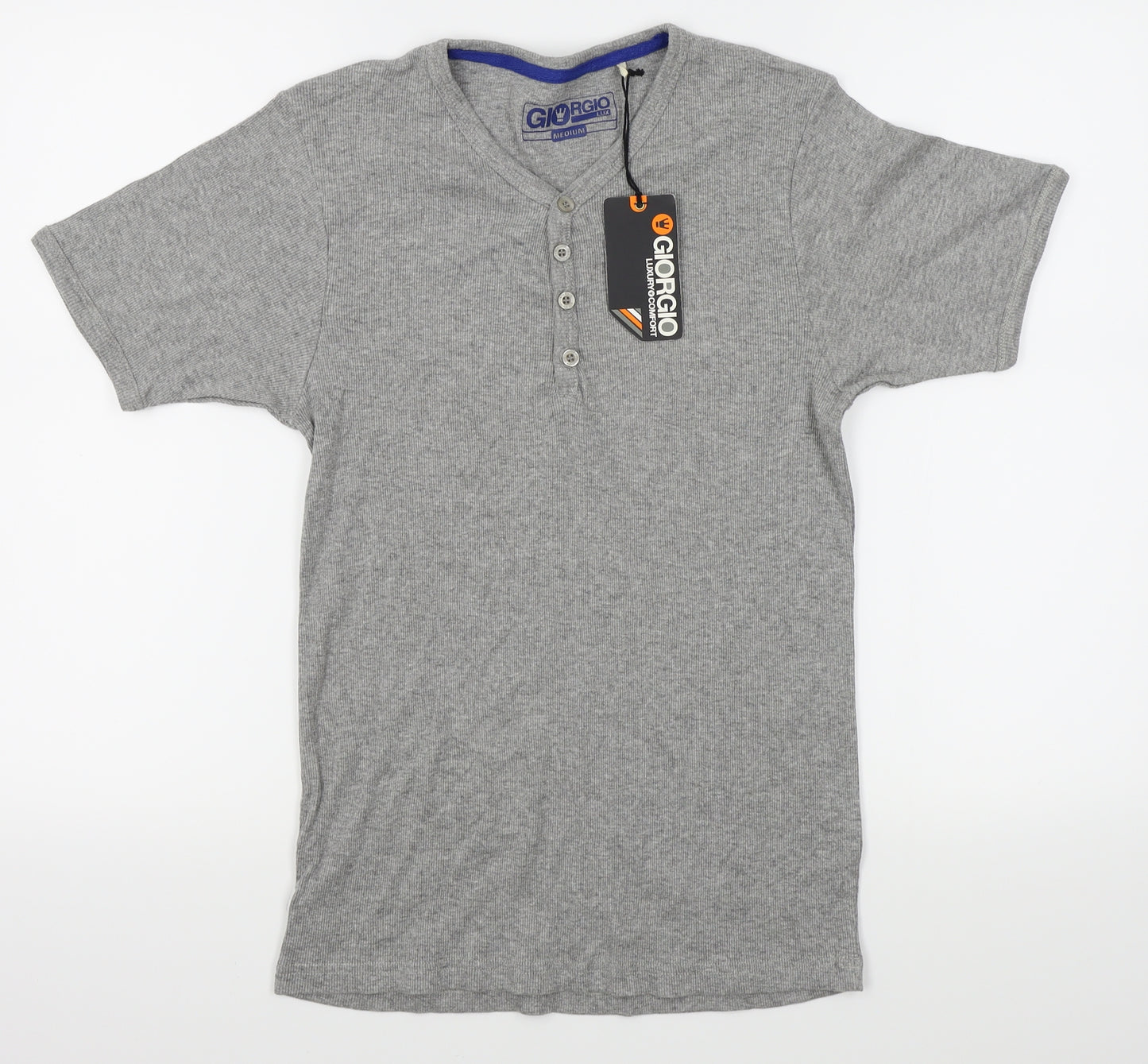 Giorgio Mens Grey    T-Shirt Size M