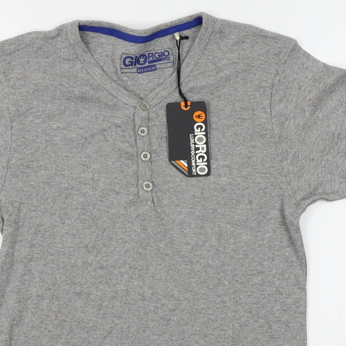 Giorgio Mens Grey    T-Shirt Size M