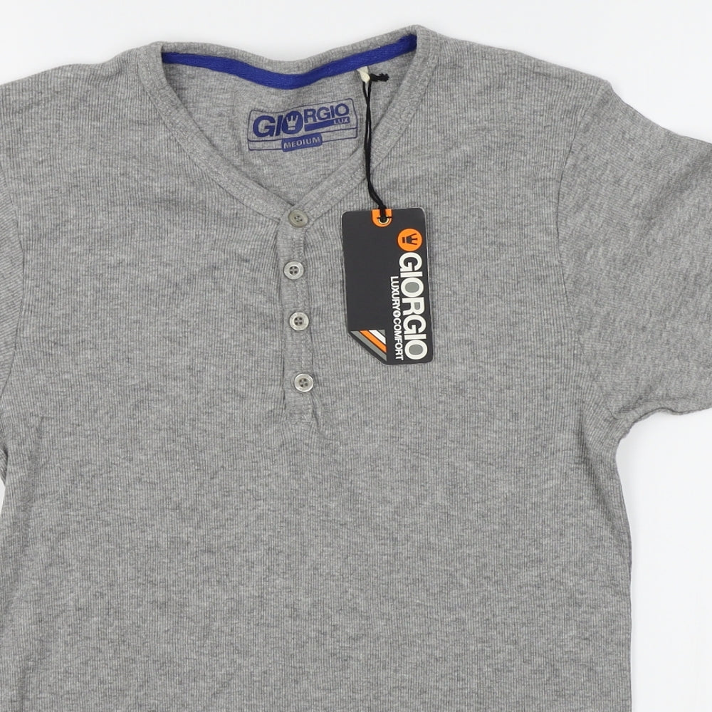 Giorgio Mens Grey    T-Shirt Size M