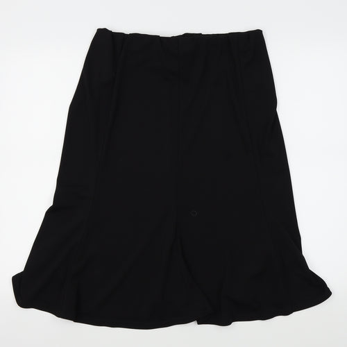 Preworn Womens Black   Pleated Skirt Size 30 in
