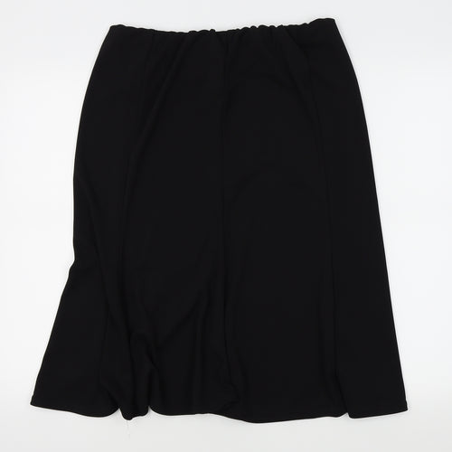 Preworn Womens Black   Pleated Skirt Size 30 in