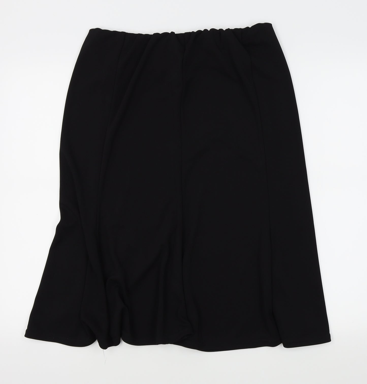 Preworn Womens Black   Pleated Skirt Size 30 in