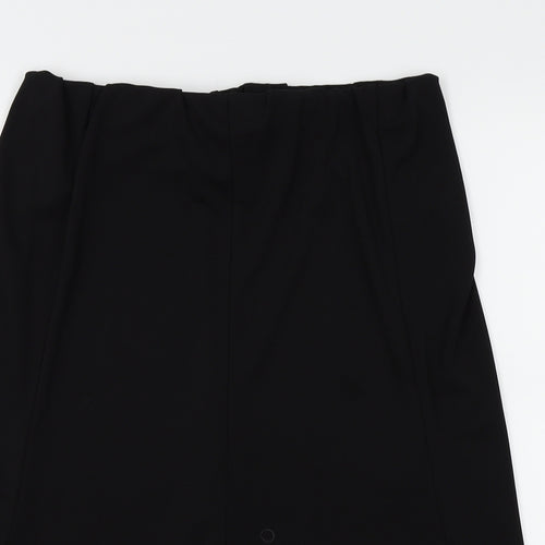Preworn Womens Black   Pleated Skirt Size 30 in