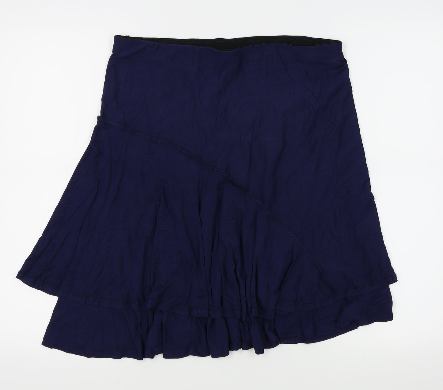 Preworn Womens Blue   Flare Skirt Size 30 in