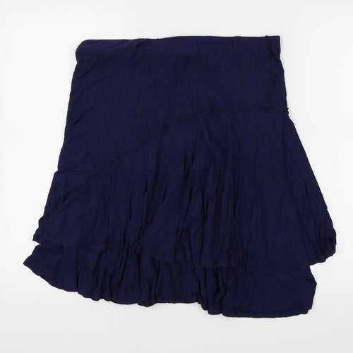 Preworn Womens Blue   Flare Skirt Size 30 in