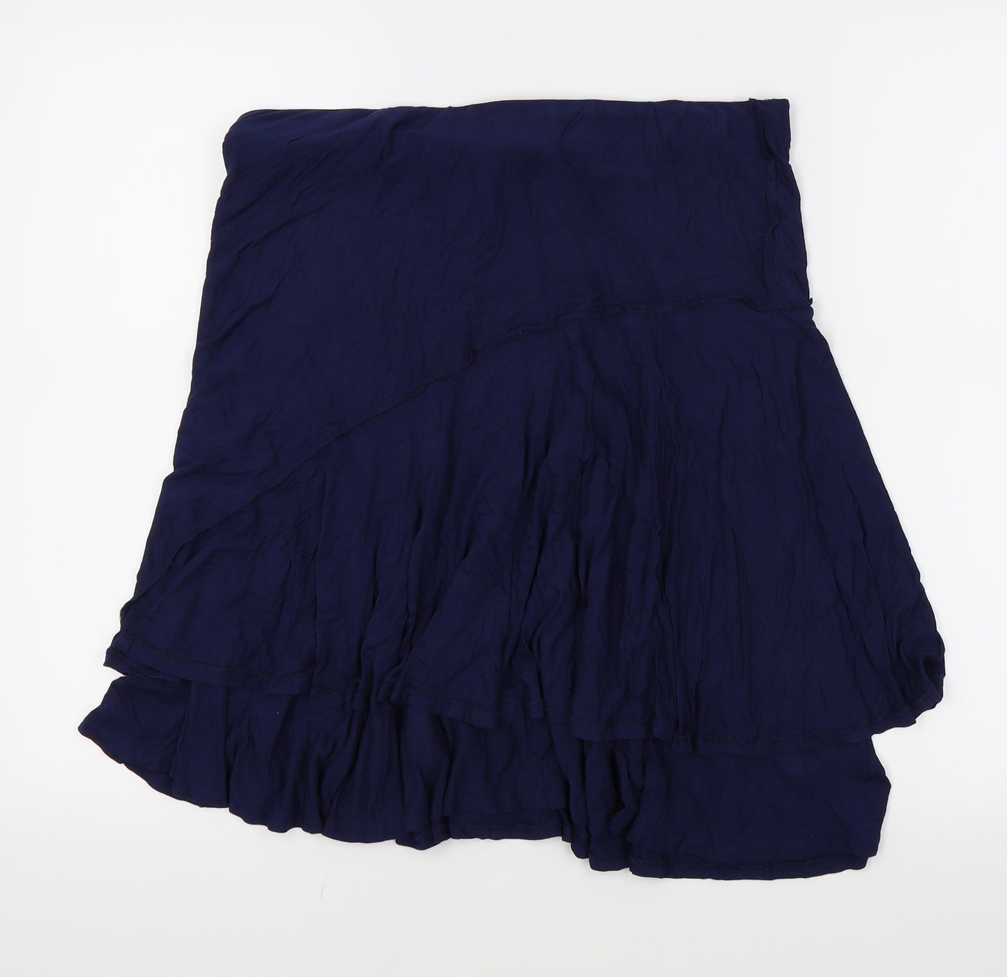 Preworn Womens Blue   Flare Skirt Size 30 in