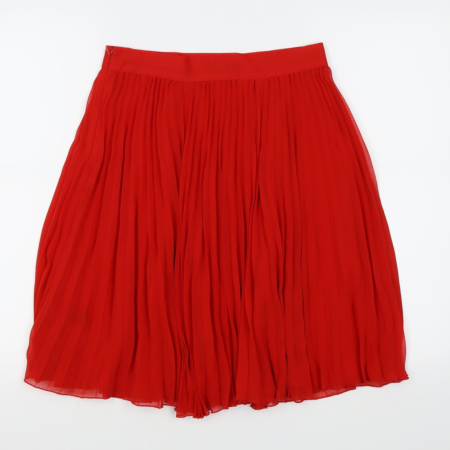 Oasis Womens Red   Flare Skirt Size 10