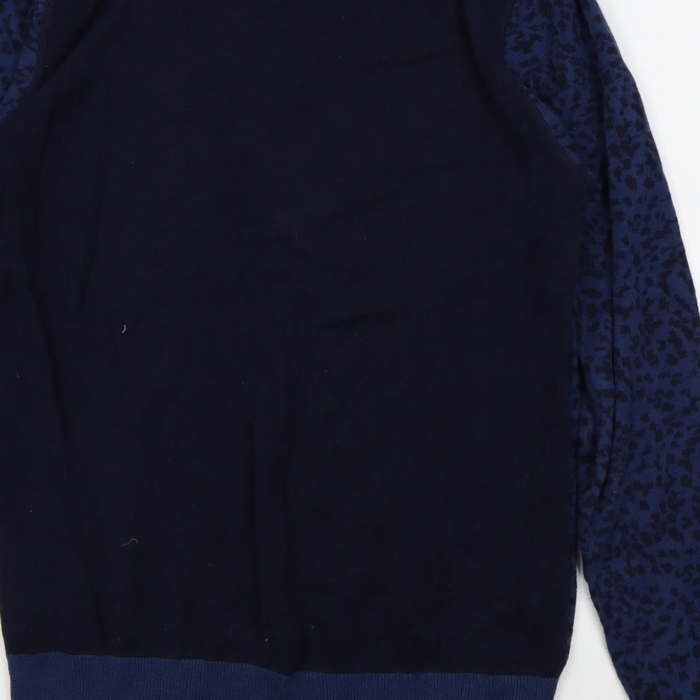 NEXT Mens Blue Animal Print  Pullover Jumper Size M