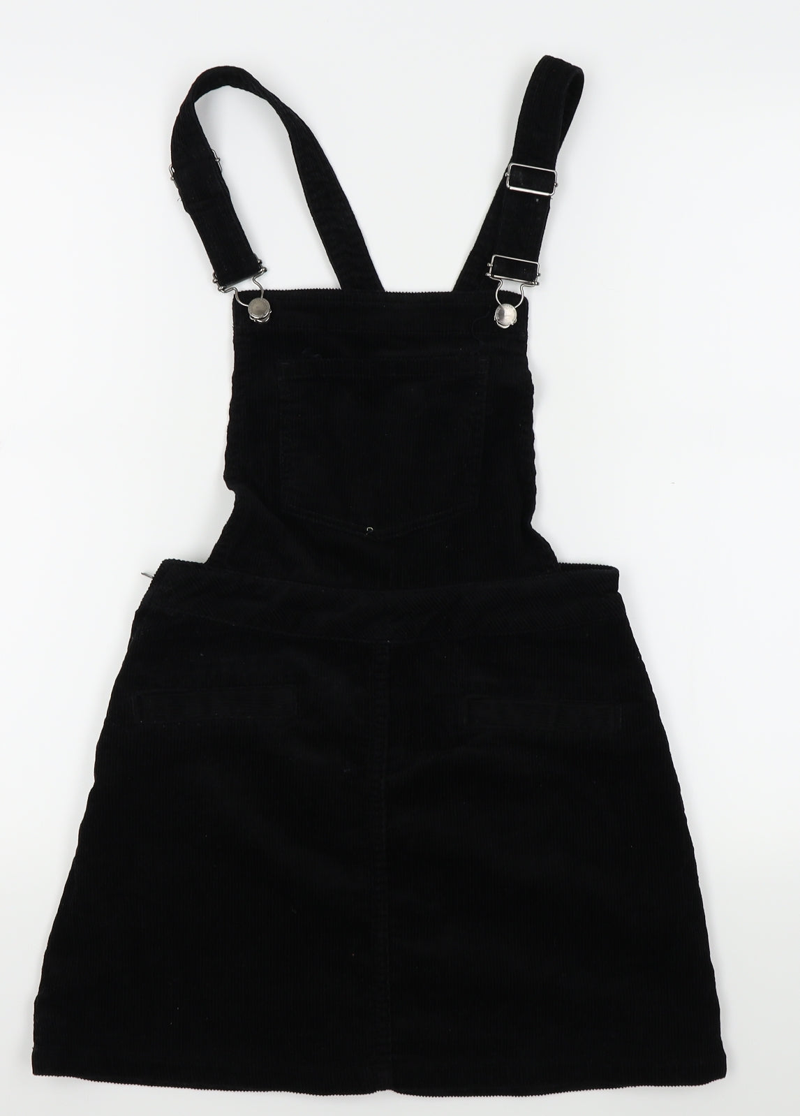 Divided by H&M Womens Black   Pinafore/Dungaree Dress  Size 4