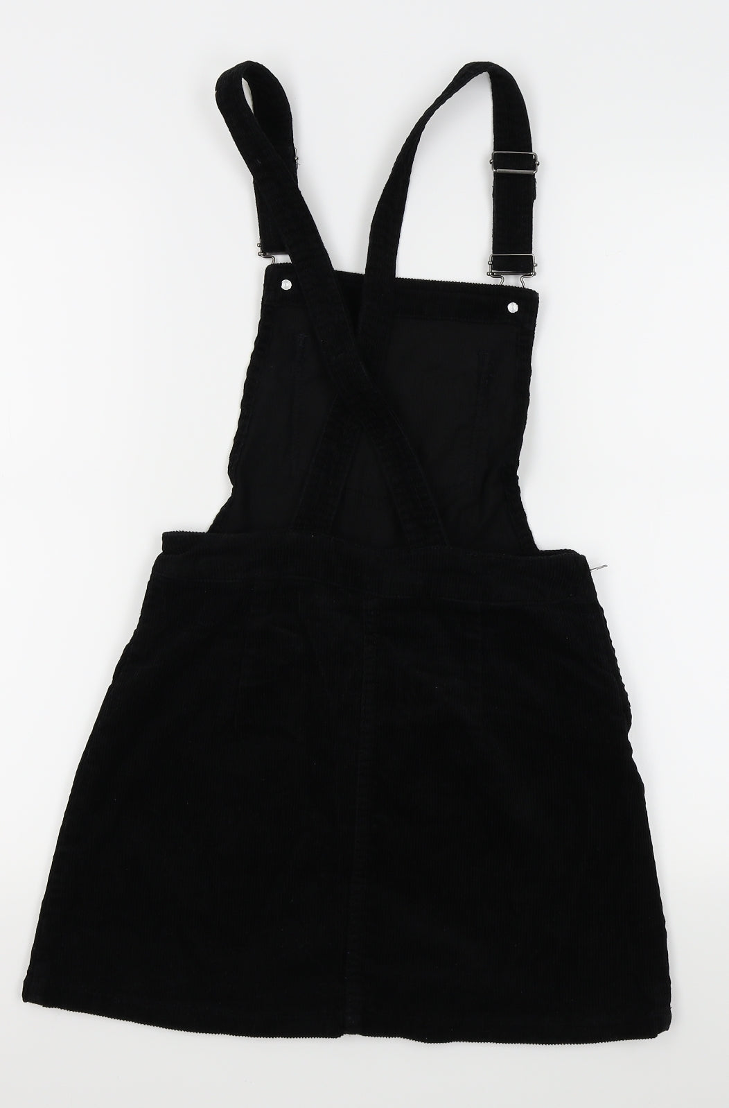 Divided by H&M Womens Black   Pinafore/Dungaree Dress  Size 4