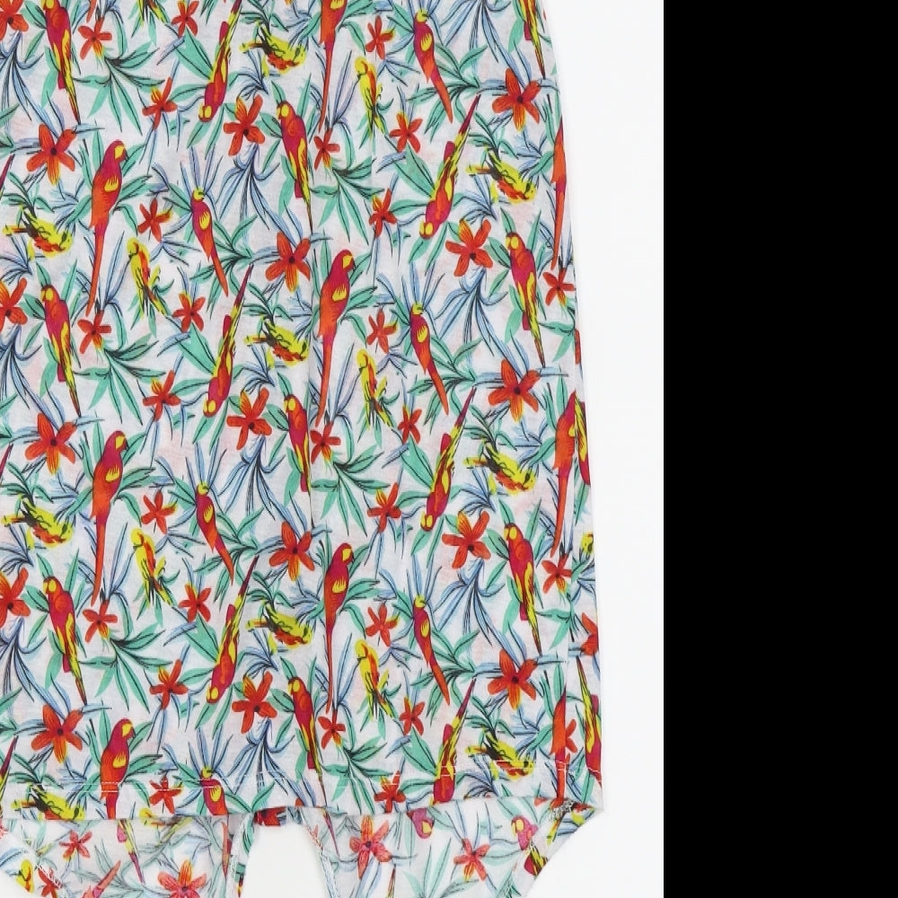 Primark Womens Multicoloured Floral  Basic Blouse Size 14