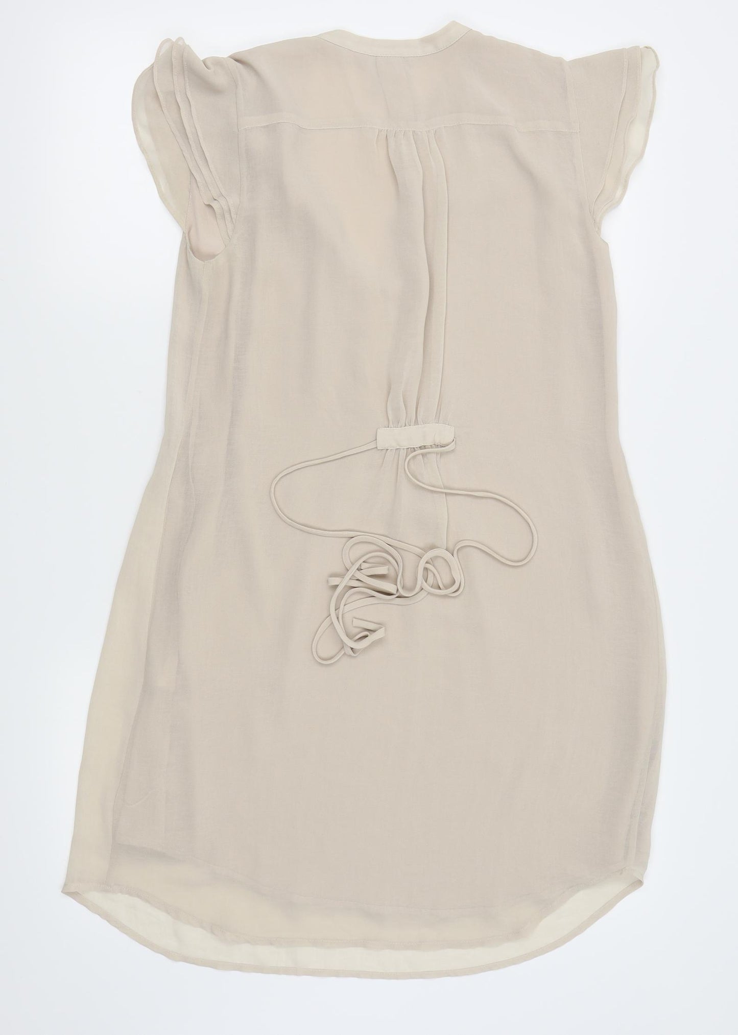 H&M Womens Beige   Fit & Flare  Size 10