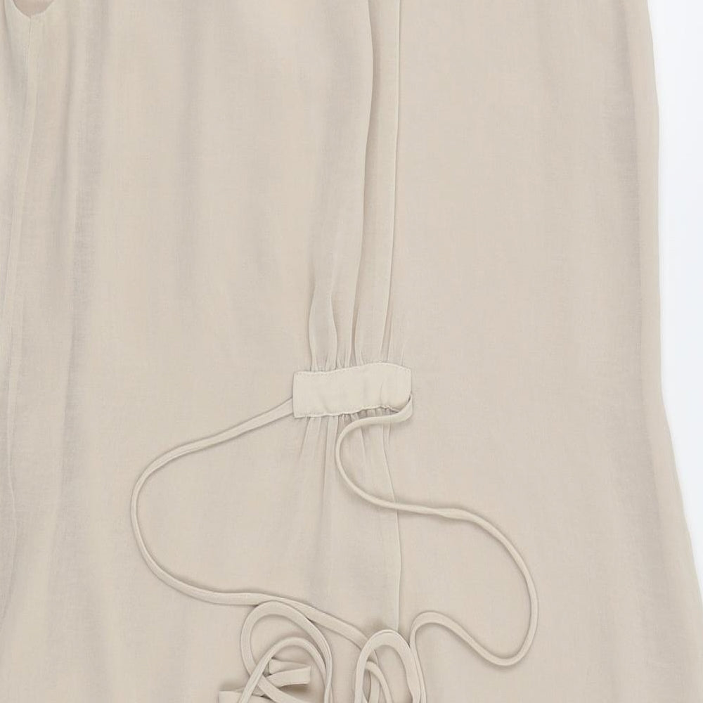 H&M Womens Beige   Fit & Flare  Size 10