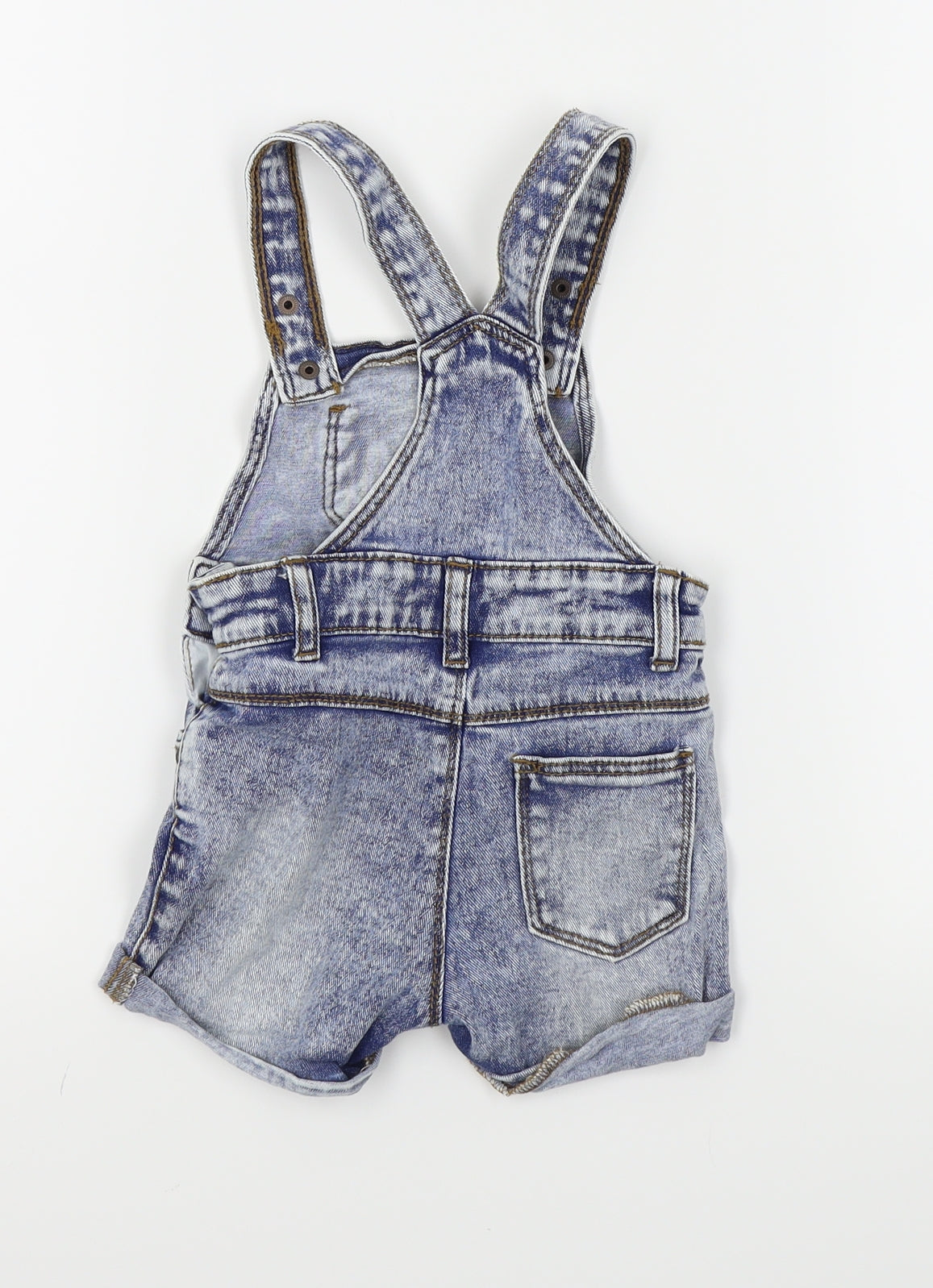 Primark Boys Blue   Dungaree One-Piece Size 12-18 Months