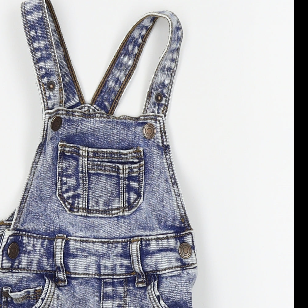 Primark Boys Blue   Dungaree One-Piece Size 12-18 Months