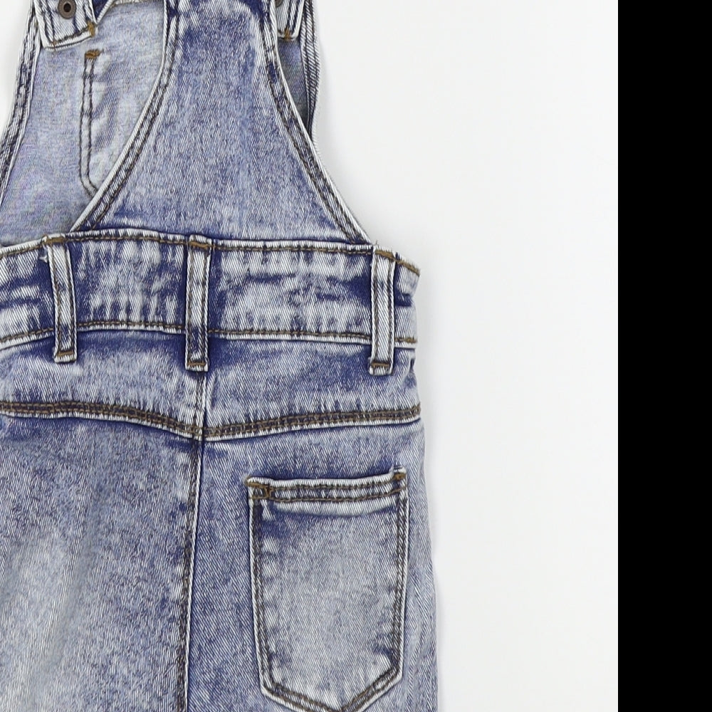 Primark Boys Blue   Dungaree One-Piece Size 12-18 Months
