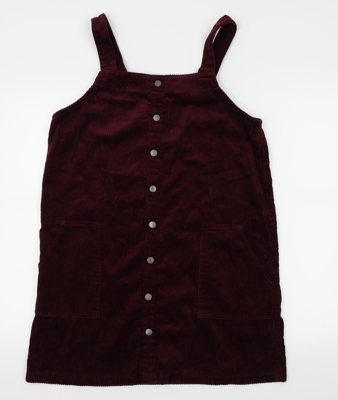 New Look Womens Purple   Pinafore/Dungaree Dress  Size 12