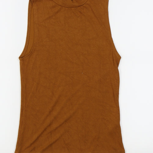 New Look Womens Brown   Basic Tank Size 10