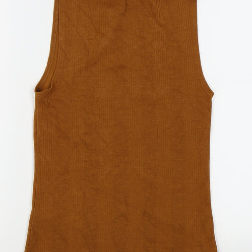 New Look Womens Brown   Basic Tank Size 10