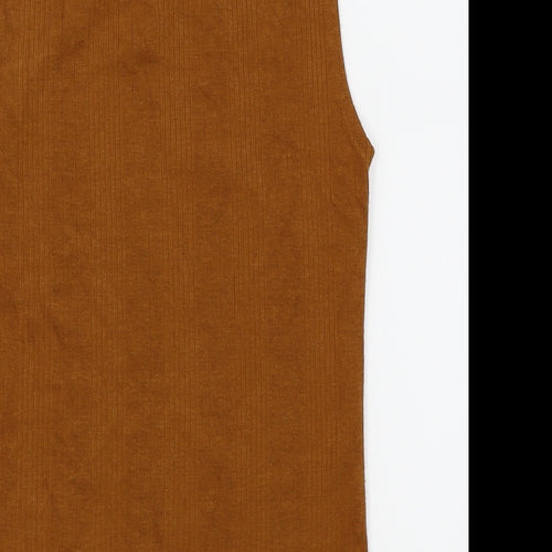 New Look Womens Brown   Basic Tank Size 10