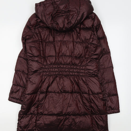 Andrew Marc Womens Purple   Puffer Jacket Coat Size M