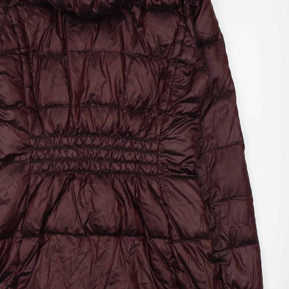 Andrew Marc Womens Purple   Puffer Jacket Coat Size M