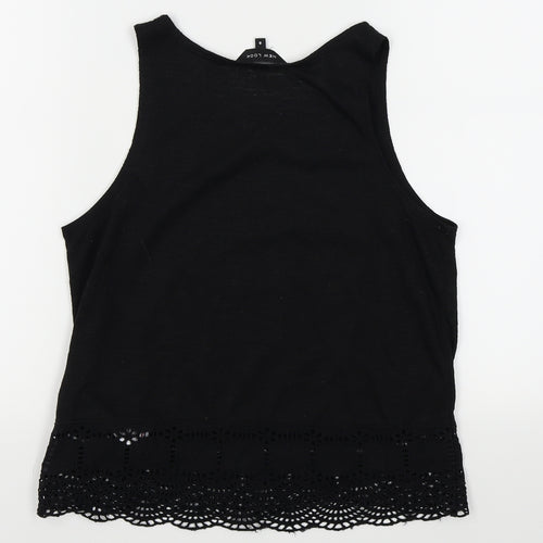 New Look Womens Black   Basic Tank Size 8