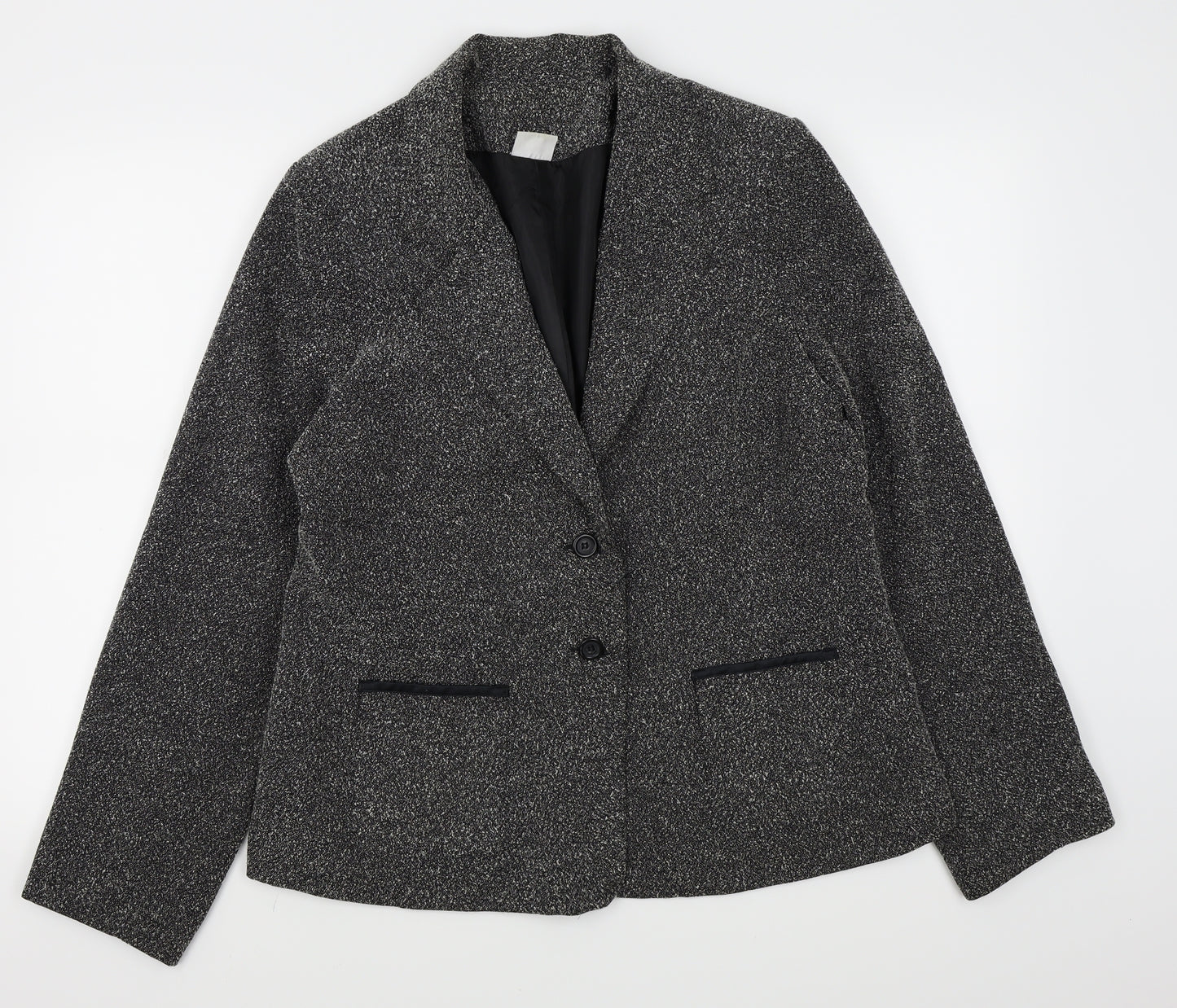 Edition Womens Black   Jacket Blazer Size 18