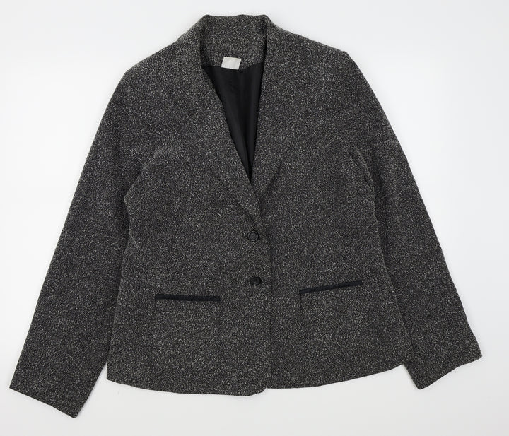 Edition Womens Black   Jacket Blazer Size 18