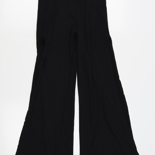 New Look Womens Black   Trousers  Size 6 L27 in - flared
