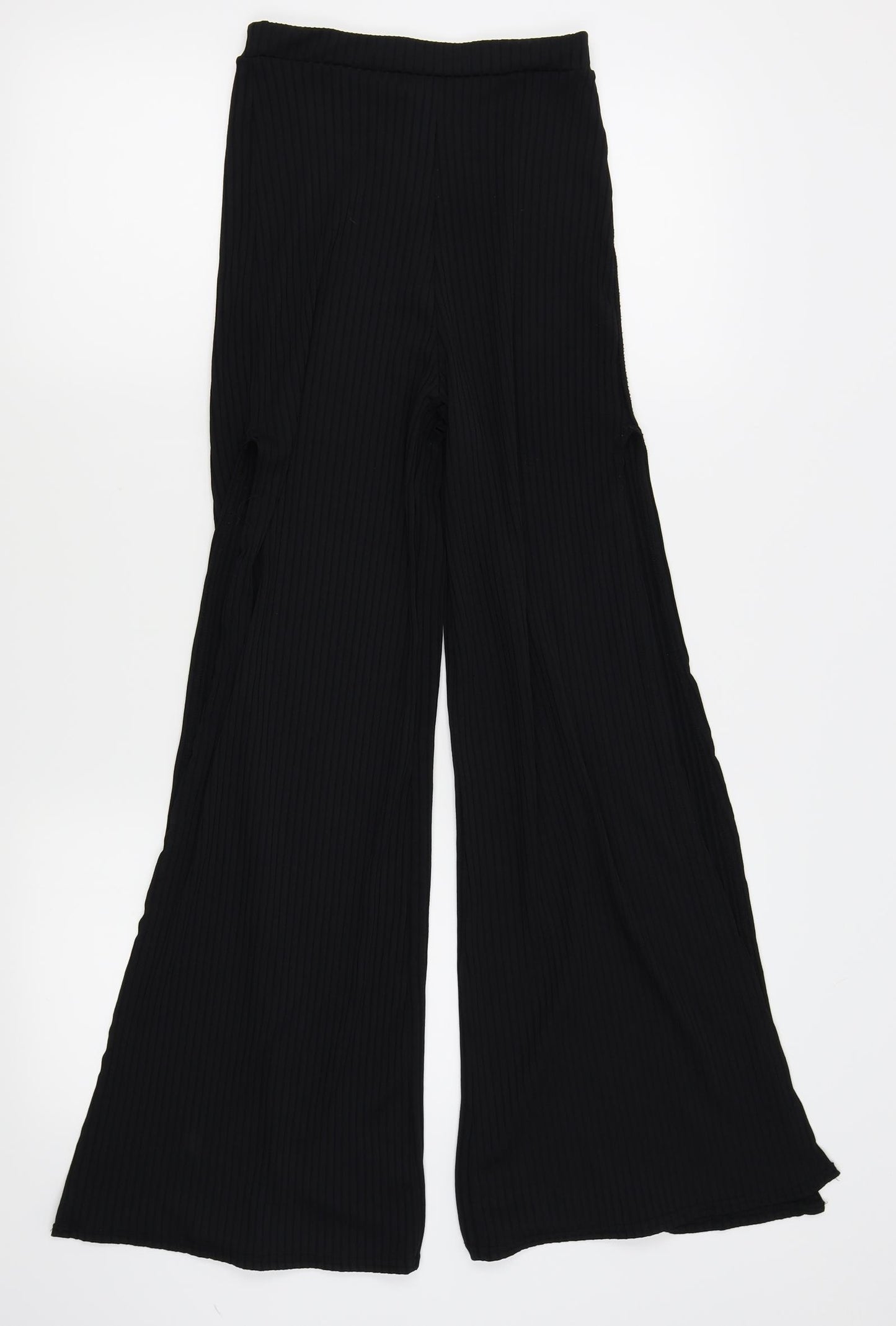 New Look Womens Black   Trousers  Size 6 L27 in - flared