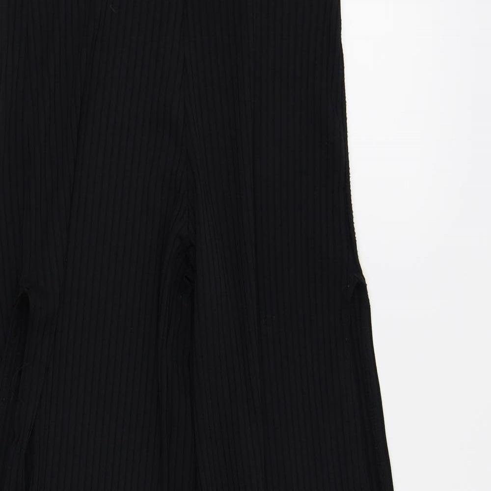 New Look Womens Black   Trousers  Size 6 L27 in - flared