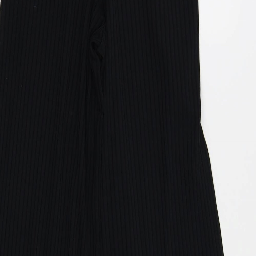 New Look Womens Black   Trousers  Size 6 L27 in - flared