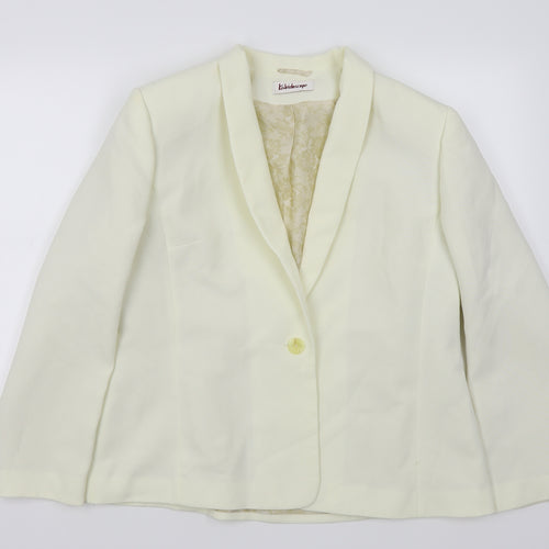 Kaleidoscope Womens White   Jacket Blazer Size 18