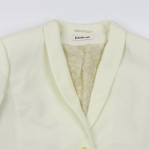 Kaleidoscope Womens White   Jacket Blazer Size 18