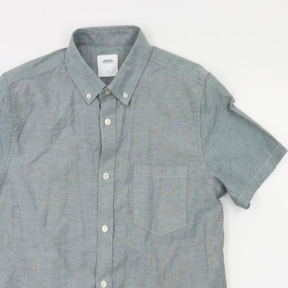 burton menswear Mens Green    T-Shirt Size S