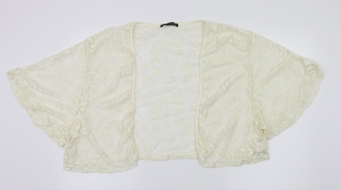 Primark Womens Ivory   Cardigan Jumper Size 6