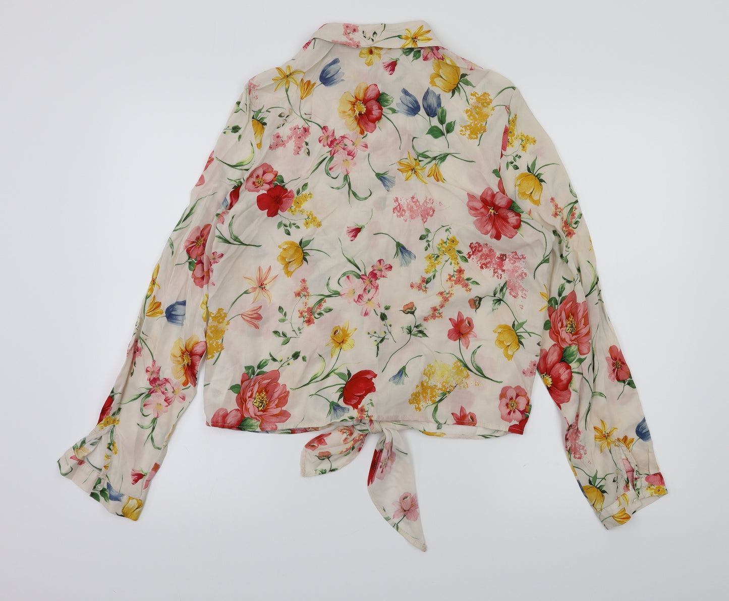 Primark Womens Multicoloured Floral  Basic Button-Up Size 12