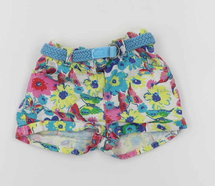 Matalan Girls Multicoloured Floral Capri Trousers Size 12-18 Months