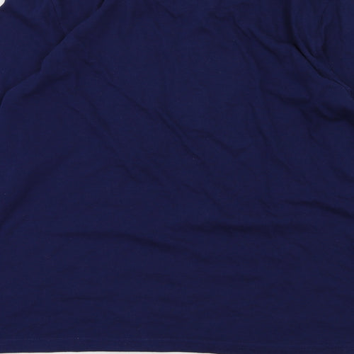 Disney Womens Blue Animal Print  Top Pyjama Top Size M