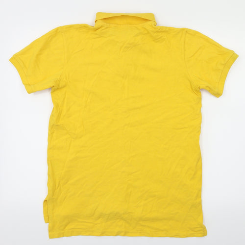 James Caxton Mens Yellow    Polo Size S