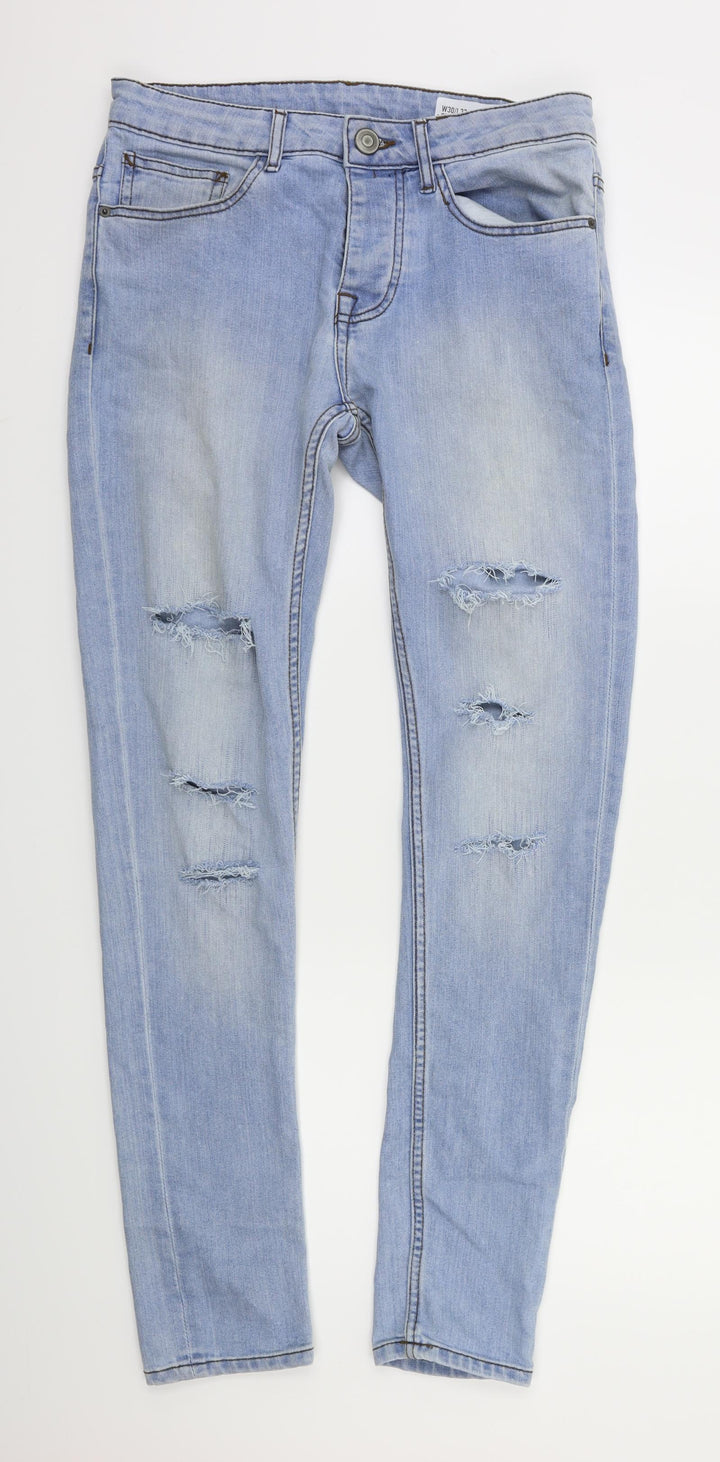 denim &co Mens Blue Straight Jeans Size 30 L32 in